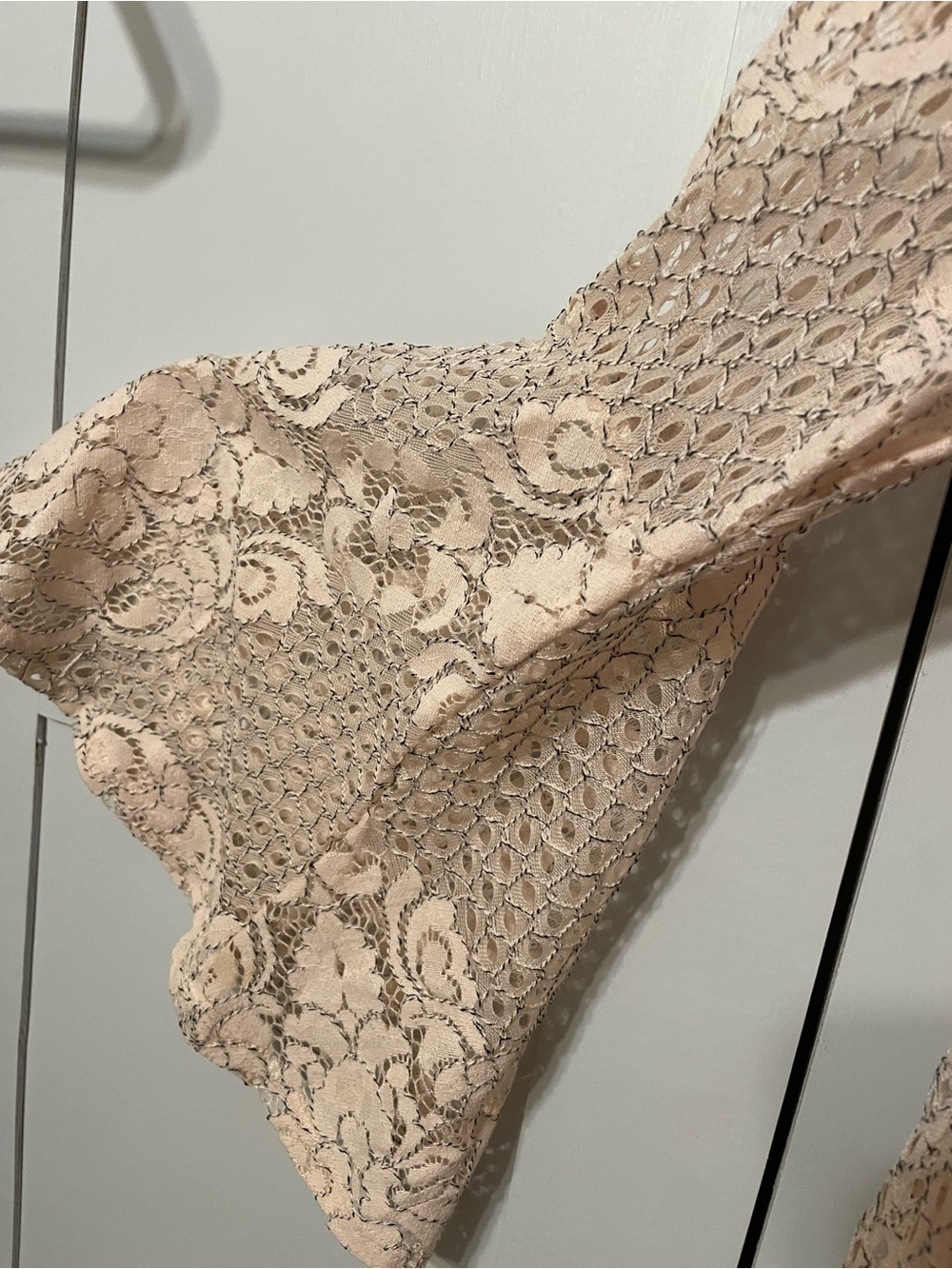 Alfani Blush Lace Bell-Sleeve Women's Top - Picture 3 of 16
